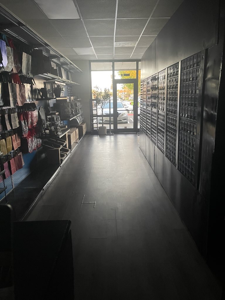 Inside Central Coast Mailboxes retail and counter area